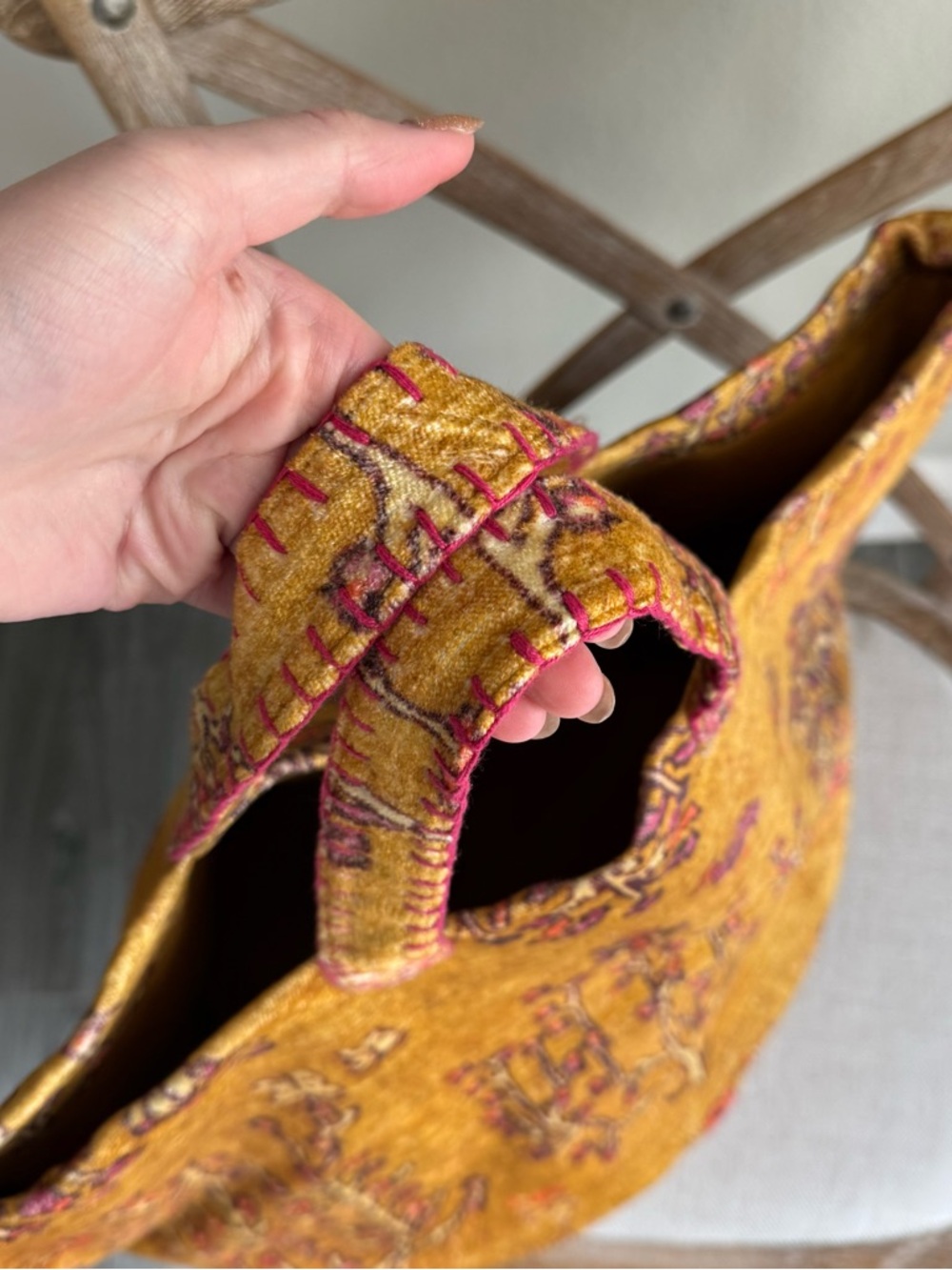 Anthropologie Minerva Printed Basket - Picture 4 of 8